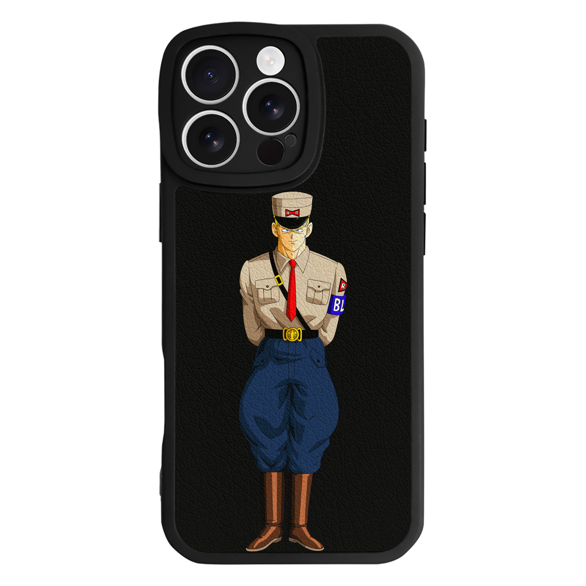 （画像用） ドラゴンボール DRAGON BALL 【iPhone 16シリーズ対応】シリコンスマホケース（レザー調） 材質：シリコン